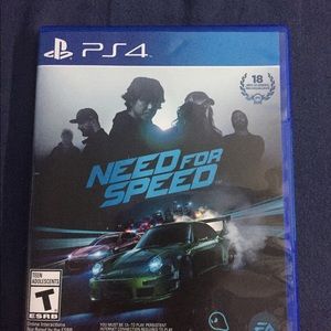 Need for speed for PS4